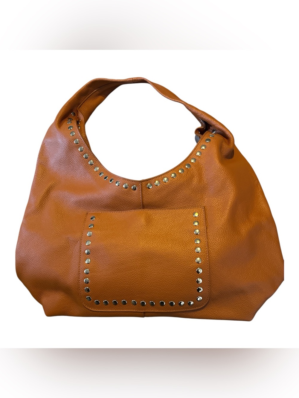 LAGGO Mara Studded Leather Hobo Bag